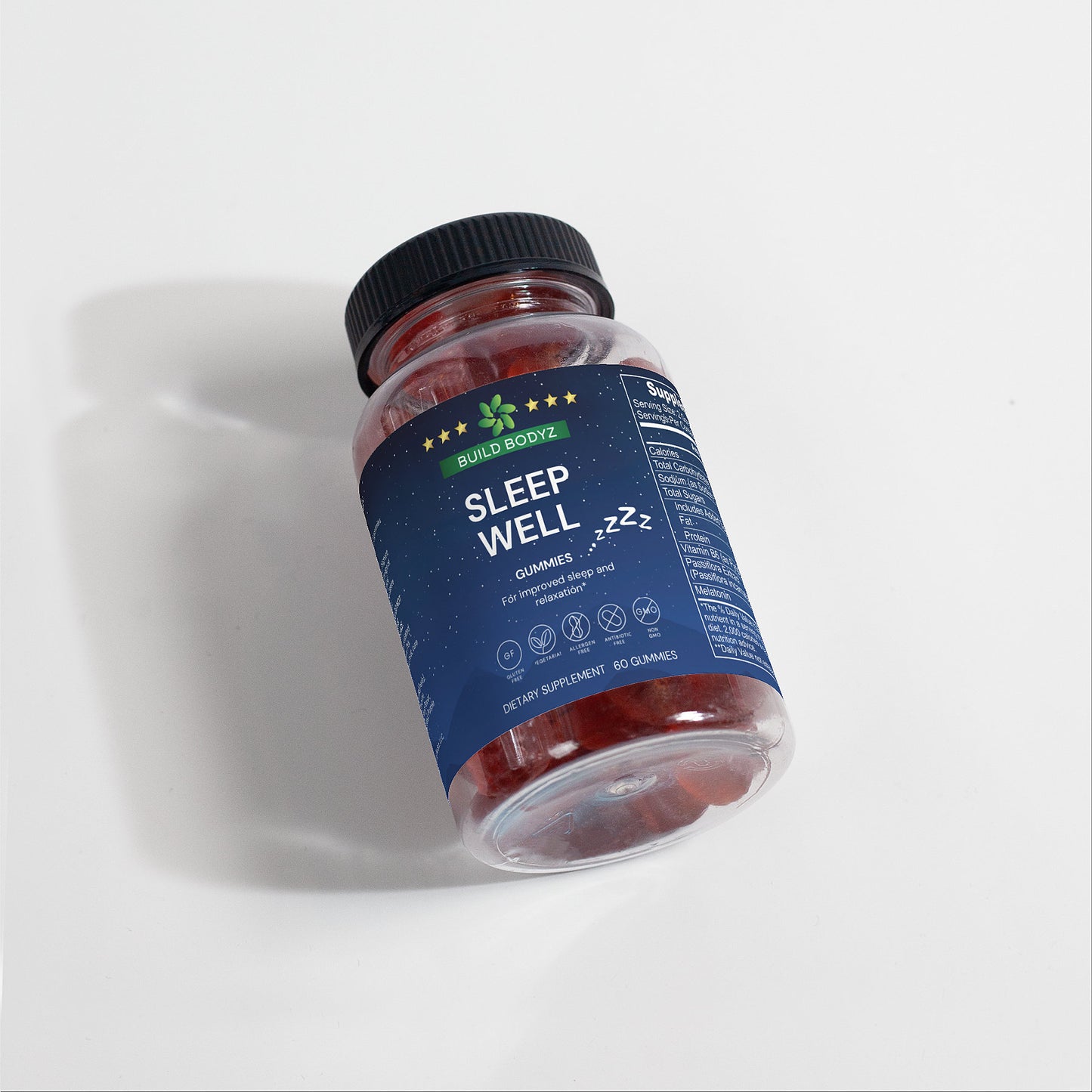 Passion Fruit Sleep Well Gummies (60 Count) for Adults - Enhance REM Sleep and Memory Functionality