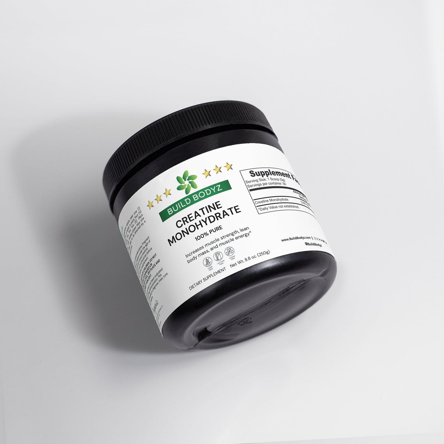 Premium Creatine Monohydrate (8.8 oz) - Boost Exercise Performance and Muscle Growth