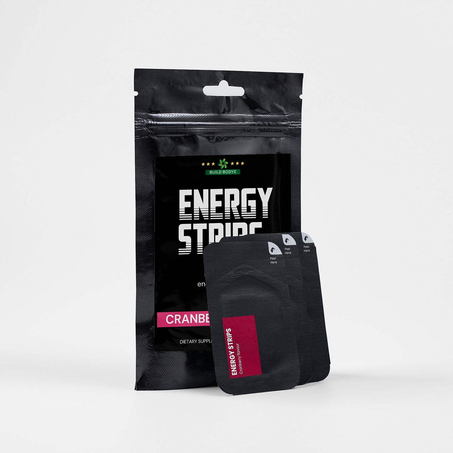 Natural Energy Oral Strips with Green Tea Caffeine and L-Theanine - Boost Focus and Endurance On-The-Go"