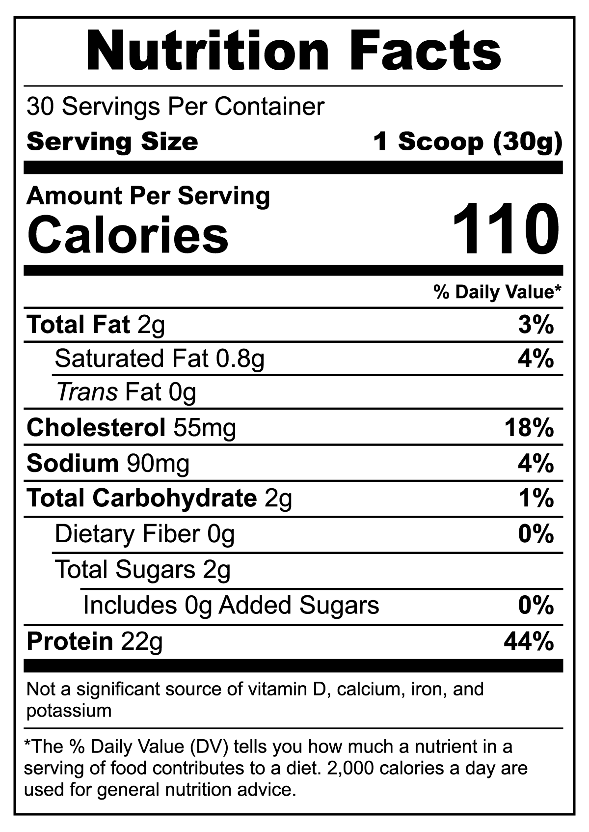 Chocolate Whey Protein Concentrate - Fast Muscle Growth and Recovery - 2lb (907g) - Gluten-Free