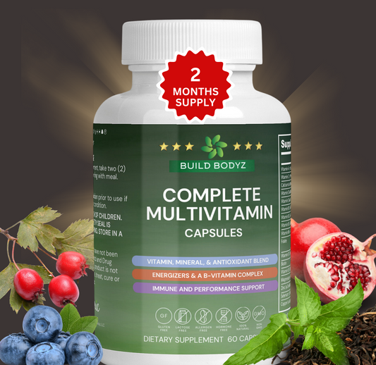 Complete Multivitamin with Immune Support and Antioxidants - 60 Capsules, Gluten-Free, Non-GMO